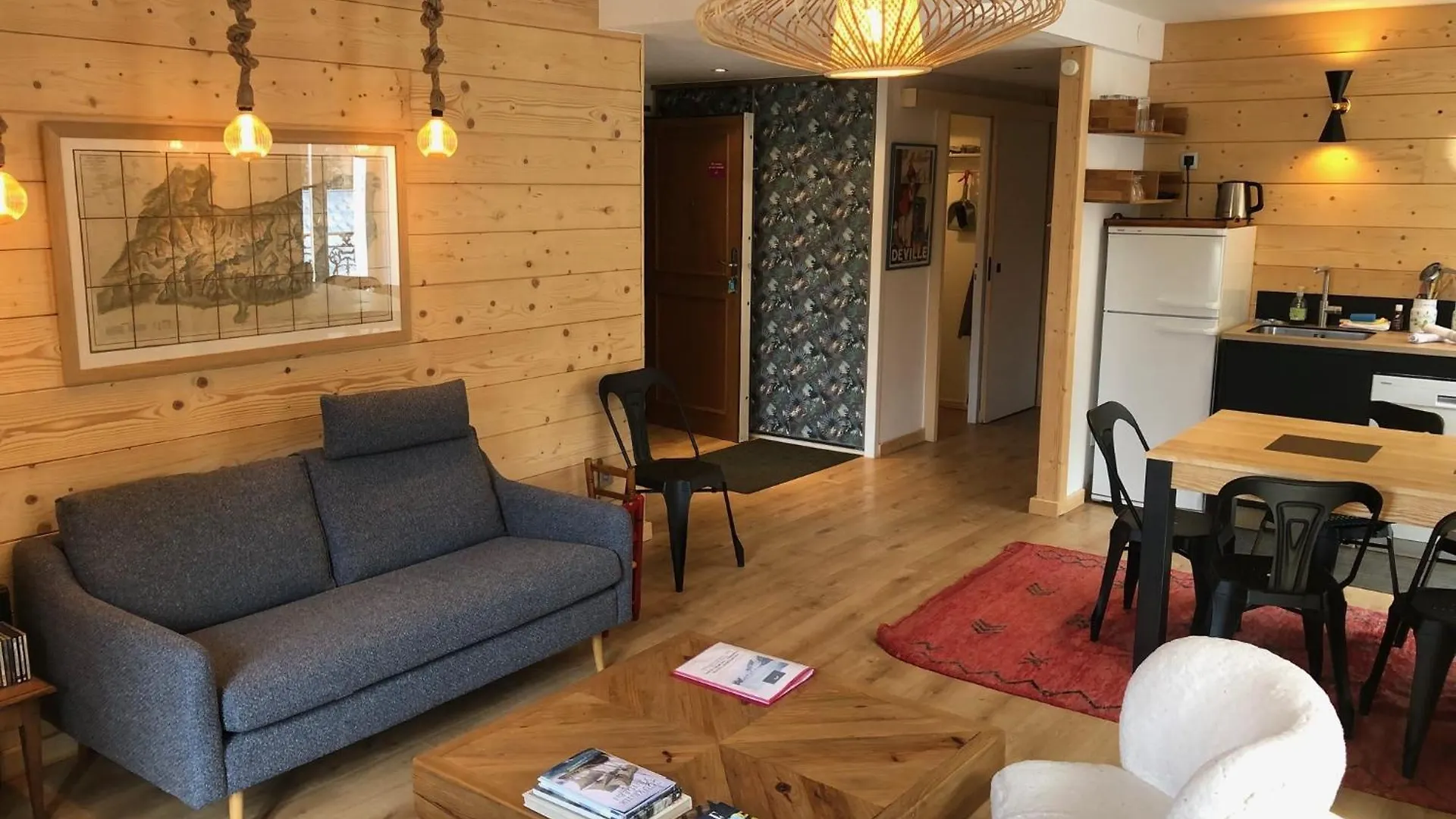 아파트 Appartement Chamonix Centre Vue Montblanc